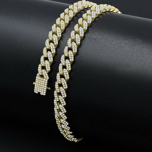 CAMEO 8MM 925 Silver Cuban Chain | 9211842